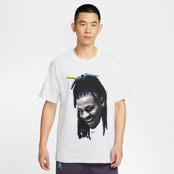 Nike Swoosh T Shirts Men's White Crew Neck Moderate - View 1