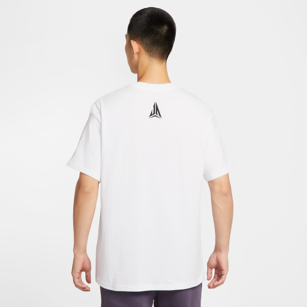 Nike Swoosh T Shirts Men's White Crew Neck Moderate - View 2