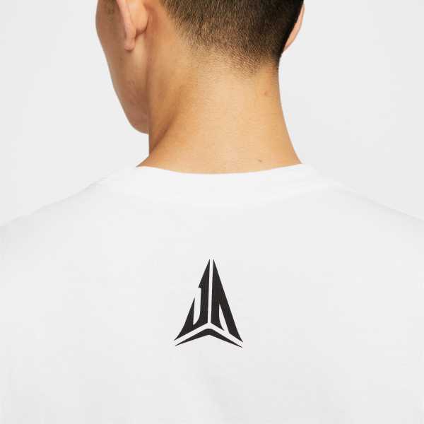 Nike Swoosh T Shirts Men's White Crew Neck Moderate - View 5