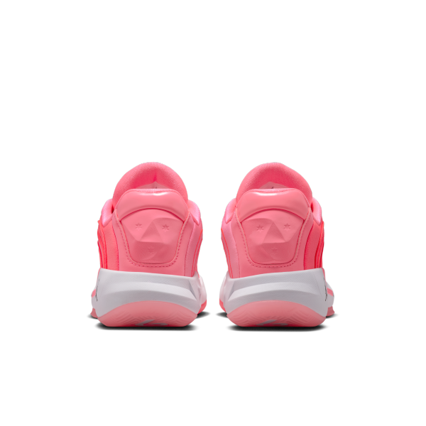 Jordan Luka 4 Slip Resistant Abrasion Resistant Low top Children's Basketball Shoes Red Unisex - View 6