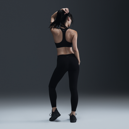Nike One Seamless Front Leggings Women's Black - View 5
