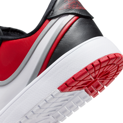 Jordan 1 Low top Kids' Skateboarding Shoes Red Black Kids' - View 8