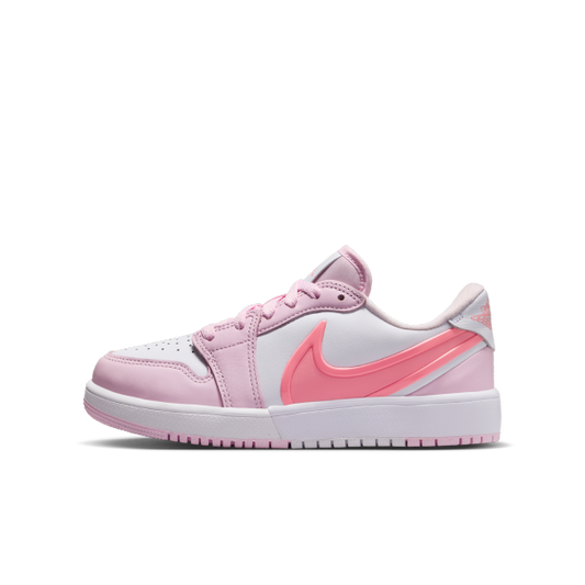 Jordan Air Jordan 1 Low top Kids' Skateboarding Shoes Pink Teenagers - View 1