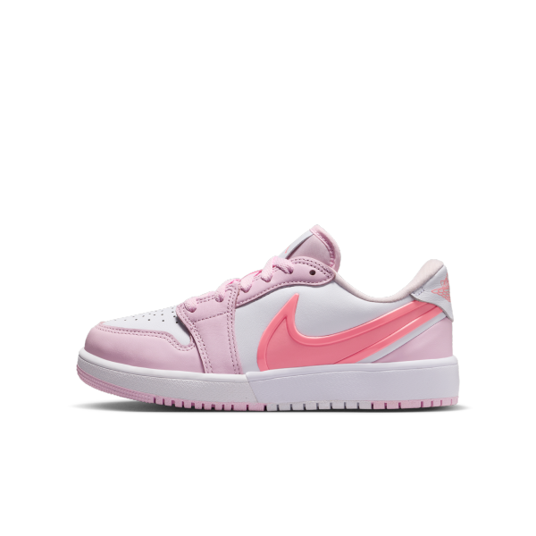 Jordan Air Jordan 1 Low top Kids' Skateboarding Shoes Pink Teenagers - View 1