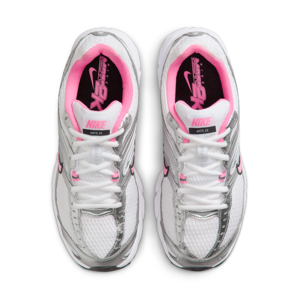 Nike Air Max Moto 2K Abrasion Resistant Low top Long Distance Running Sprint Running Shoes Silver Pink — Rescued #1
