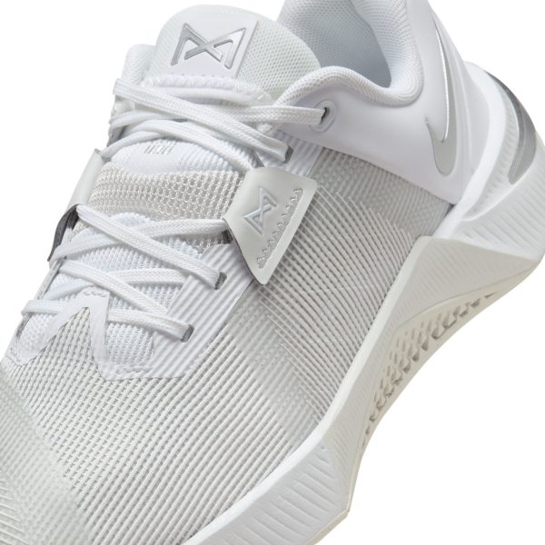Nike Metcon 10 Breathable Training Shoes Women's White Gray - View 7