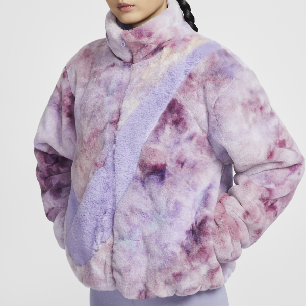 Nike Sportswear Velvet feel Coat Women's Hydrangea Purple - View 4