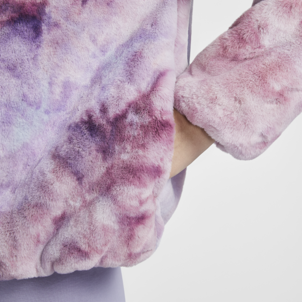 Nike Sportswear Velvet feel Coat Women's Hydrangea Purple - View 5