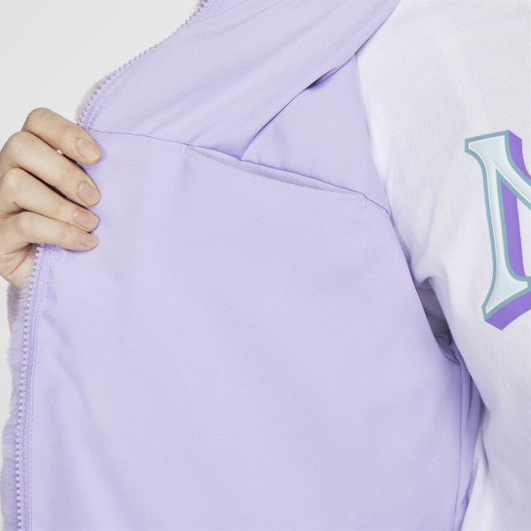 Nike Sportswear Velvet feel Coat Women's Hydrangea Purple - View 6