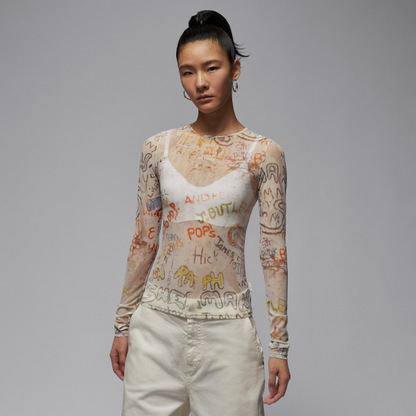 Jordan graffiti-print long-sleeve top - View 1