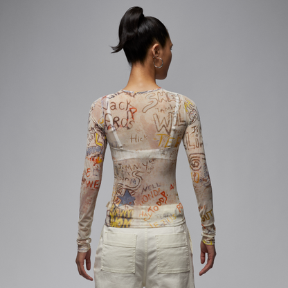 Jordan graffiti-print long-sleeve top - View 2