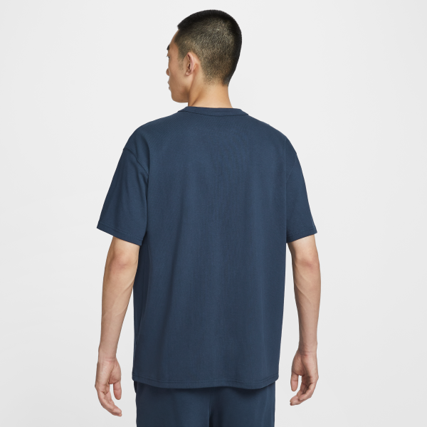 Nike T Shirts Men's Navy Blue Crew Neck Moderate - View 2