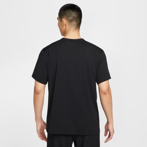 Nike DRI FIT UV T Shirts Men's Black Crew Neck Thin Straight Fit - View 2