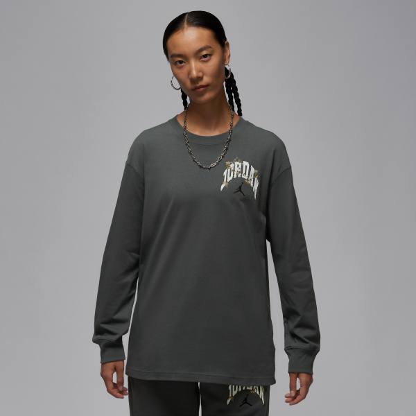 Jordan Brooklyn Drop Shoulder Sleeve T Shirt Women's - View 1