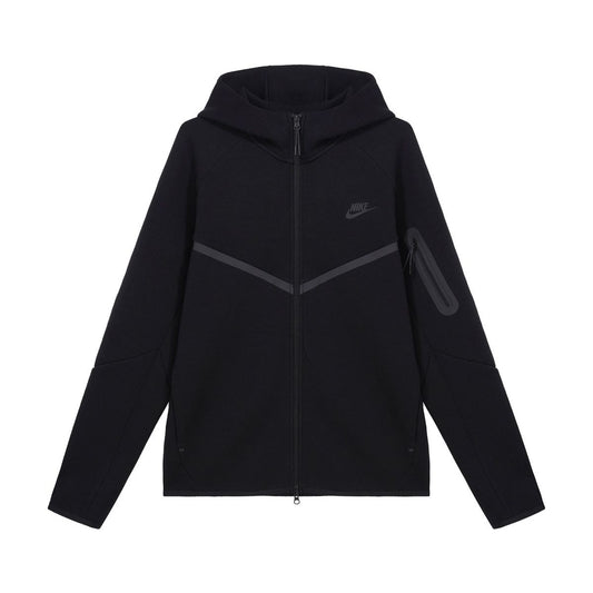 Nike Tech Fleece Windrunner Full-Zip Hoodie 'Black' (Asia sizing)