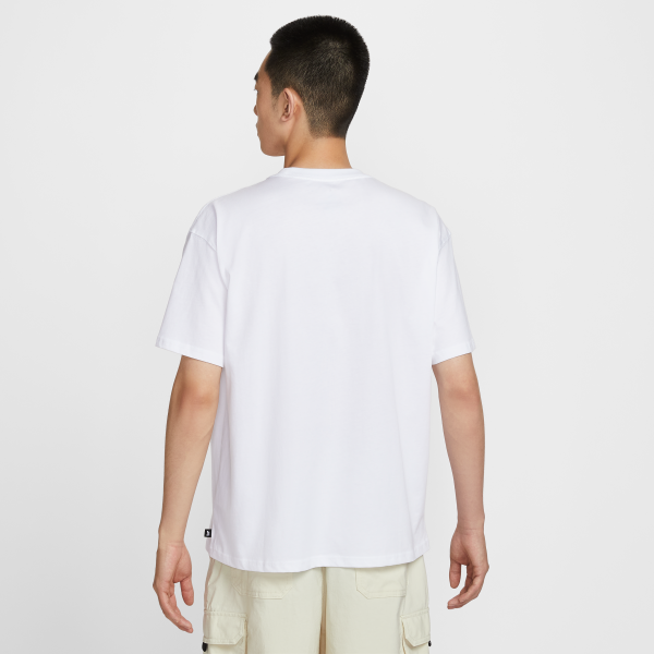 Nike T Shirts Men's White Crew Neck Moderate - View 2