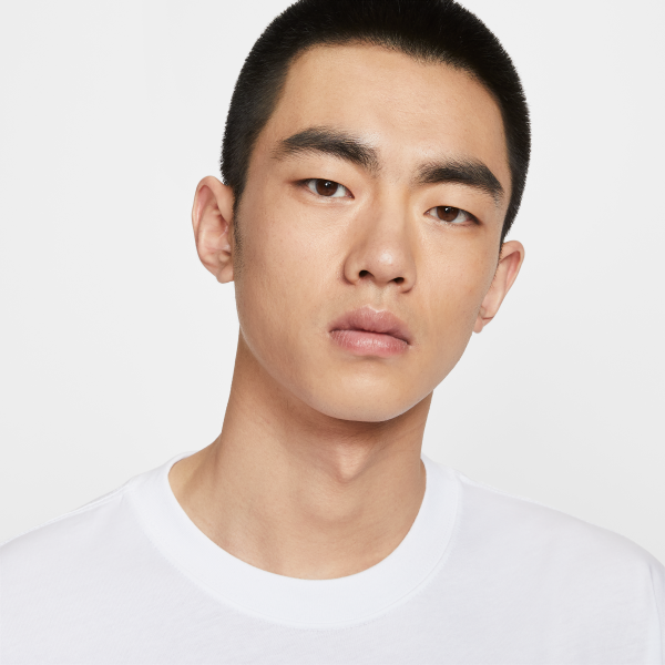 Nike T Shirts Men's White Crew Neck Moderate - View 3