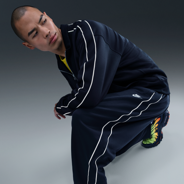 Nike Casual Pants Men's Blue Moderate Sweatpants - View 5