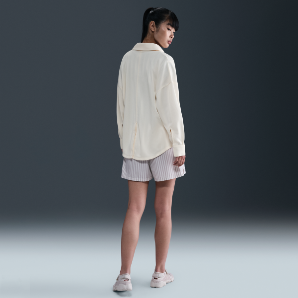 Nike Sportswear Women's Oversized Jacquard Striped Button Down Shirt - View 5