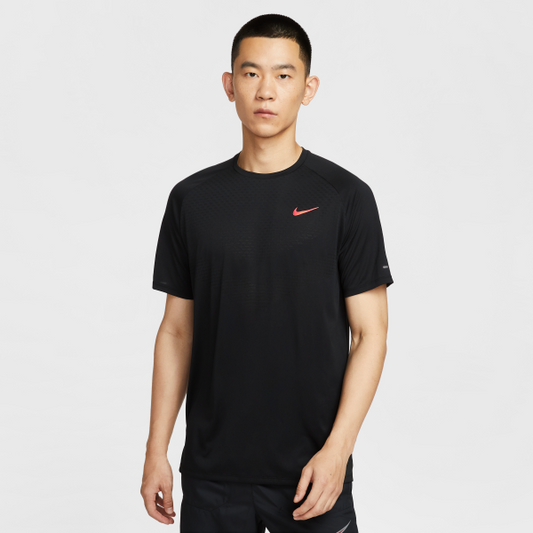 Nike Dri Fit T Shirts Men's Black Crew Neck Moderate - View 1