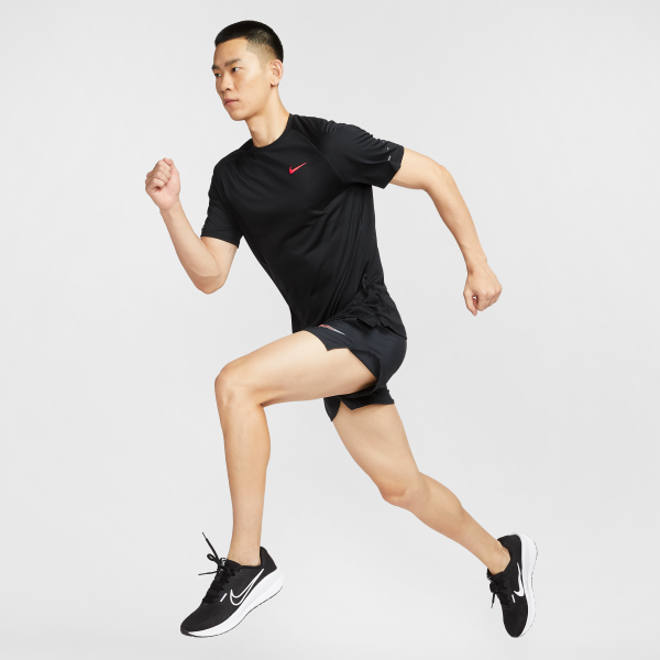 Nike Dri Fit T Shirts Men's Black Crew Neck Moderate - View 7