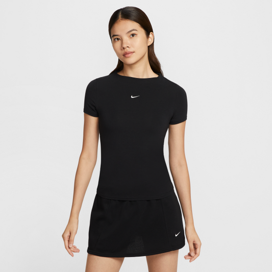 Nike T Shirts Women's Black Crew Neck Moderate - View 1