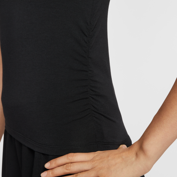Nike T Shirts Women's Black Crew Neck Moderate - View 5