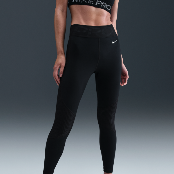 Nike Pro Sports Pants Women's Black Moderate - View 2