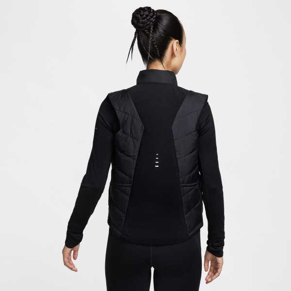 Nike Therma Vests Women's Black Stand Collar Moderate Other - View 2