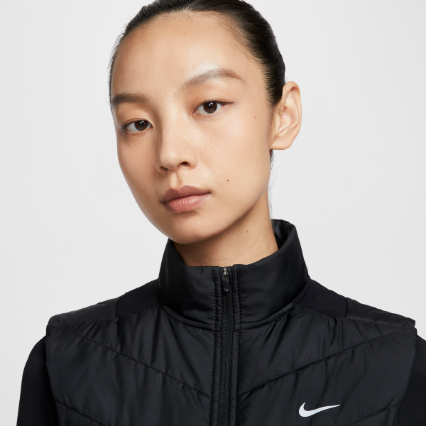 Nike Therma Vests Women's Black Stand Collar Moderate Other - View 3
