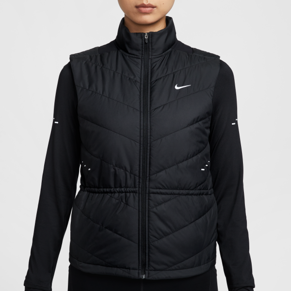 Nike Therma Vests Women's Black Stand Collar Moderate Other - View 4