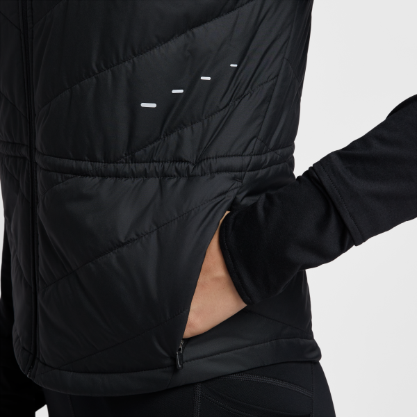 Nike Therma Vests Women's Black Stand Collar Moderate Other - View 7