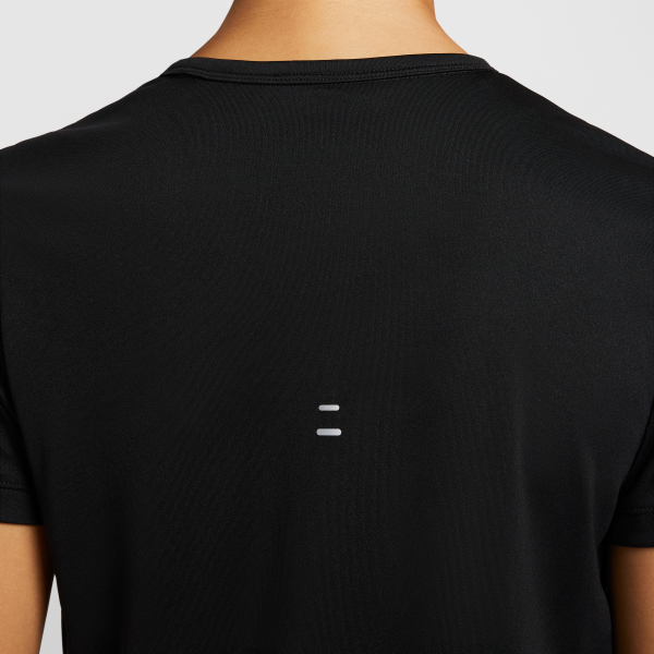 Nike T Shirts Women's Black Crew Neck Moderate - View 5