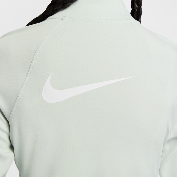 Nike T Shirts Women's Green Stand Collar Moderate - View 7
