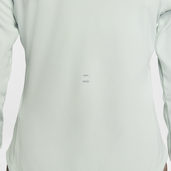 Nike T Shirts Women's Green Stand Collar Moderate - View 8