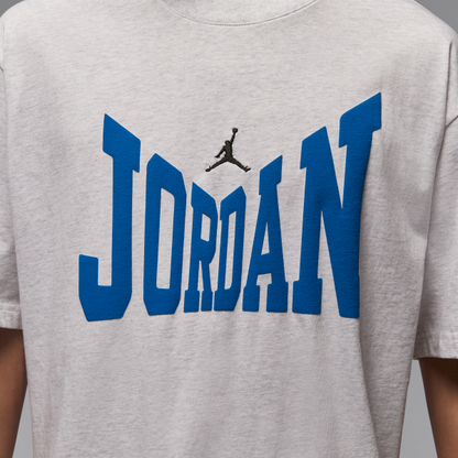 Jordan Brooklyn T Shirts Men's White Crew Neck Moderate - View 4