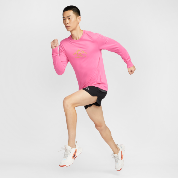 Nike Trail Men's Dri FIT Long Sleeve Running T Shirt - View 6