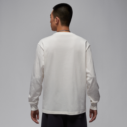 Jordan T Shirts Men's White Crew Neck Moderate Straight Fit - View 2