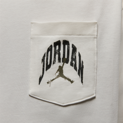 Jordan T Shirts Men's White Crew Neck Moderate Straight Fit - View 4
