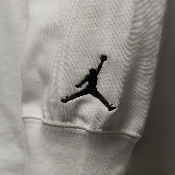 Jordan T Shirts Men's White Crew Neck Moderate Straight Fit - View 5