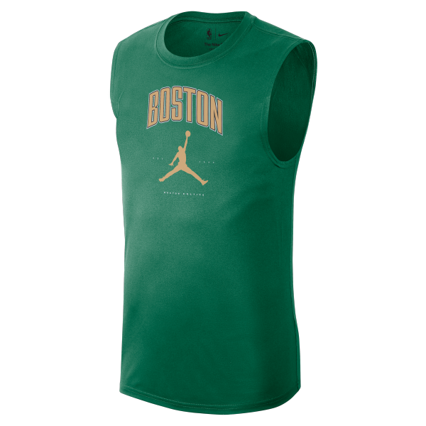 Jordan Basketball Jersey Men's Green - View 1
