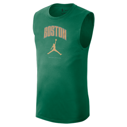 Jordan Basketball Jersey Men's Green - View 1
