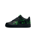 Nike Air Force 1 Low top Skateboarding Shoes Black/Green Teenagers