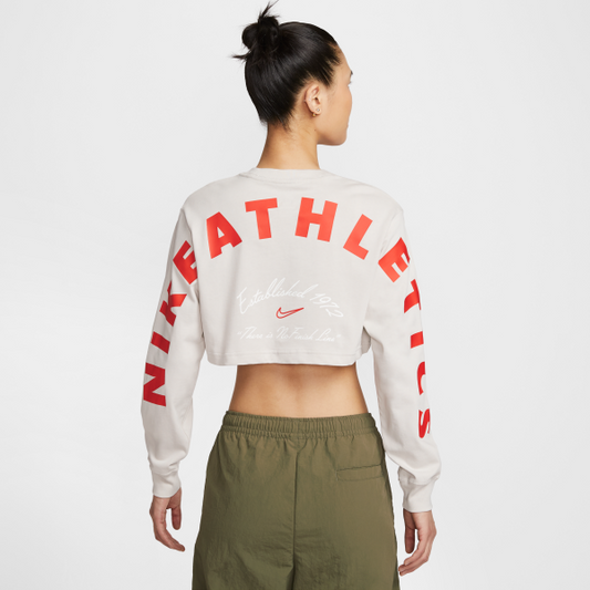 Nike T Shirts Women's White Crew Neck Moderate - View 1