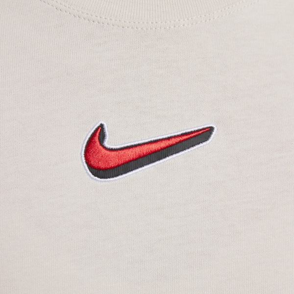 Nike T Shirts Women's White Crew Neck Moderate - View 4