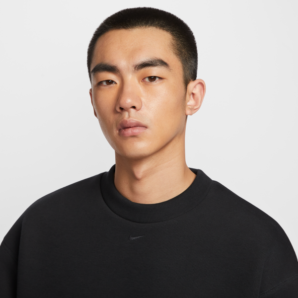 Nike Sweatshirts Men's Black Crew Neck Moderate - View 3