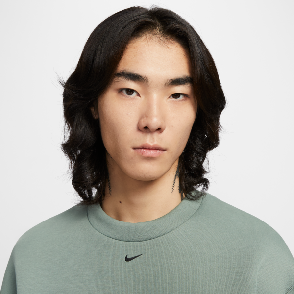 Nike Sweatshirts Men's Earth Green Crew Neck Moderate - View 3