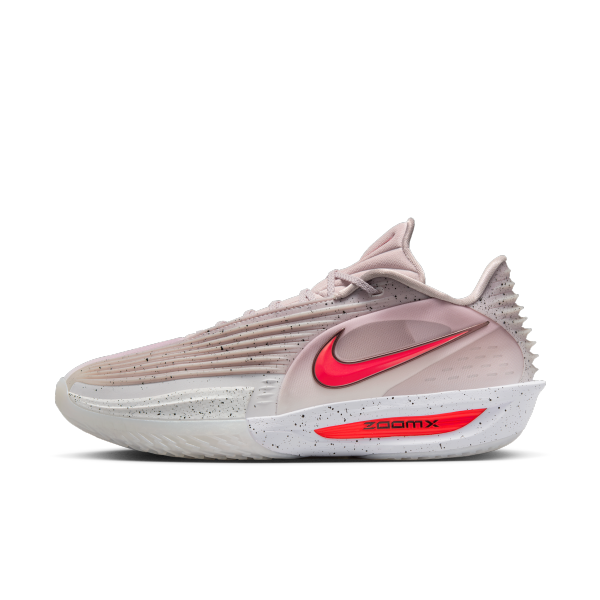 Nike GT Cut 3 Turbo Cushioning Abrasion Resistant Breathable Low top Basketball Shoes Men's Pink White - View 1