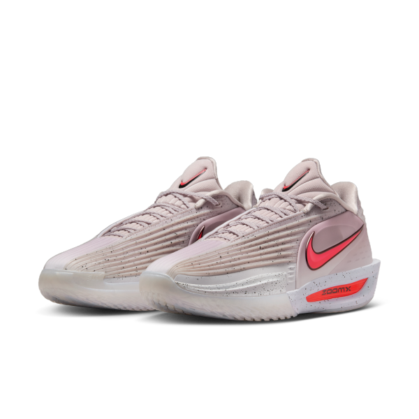 Nike GT Cut 3 Turbo Cushioning Abrasion Resistant Breathable Low top Basketball Shoes Men's Pink White - View 4