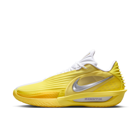 Nike GT Cut 3 Turbo Basketball Shoes Unisex White Yellow Purple - View 1